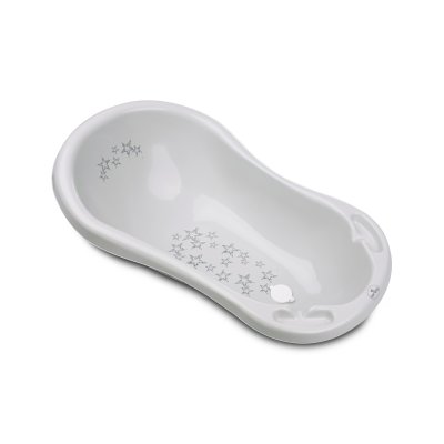 Baignoire little stars antidérapante gris