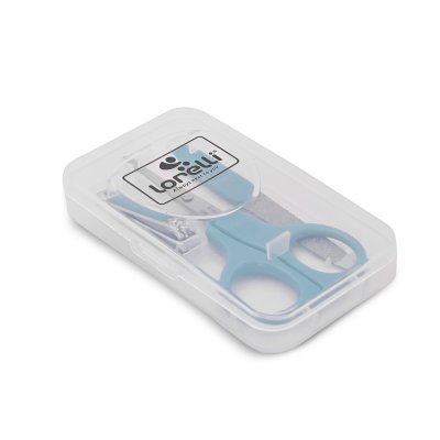 Set manucure avec boite bleu