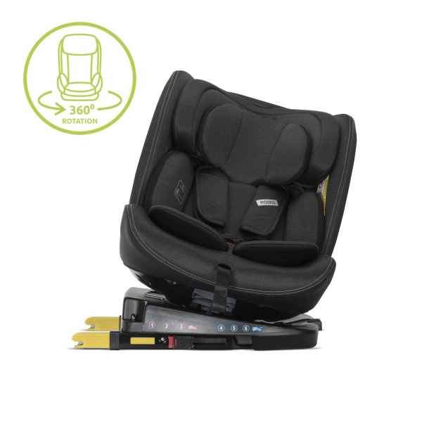 Siège auto rodéo 40-150cm isofix noir Lorelli