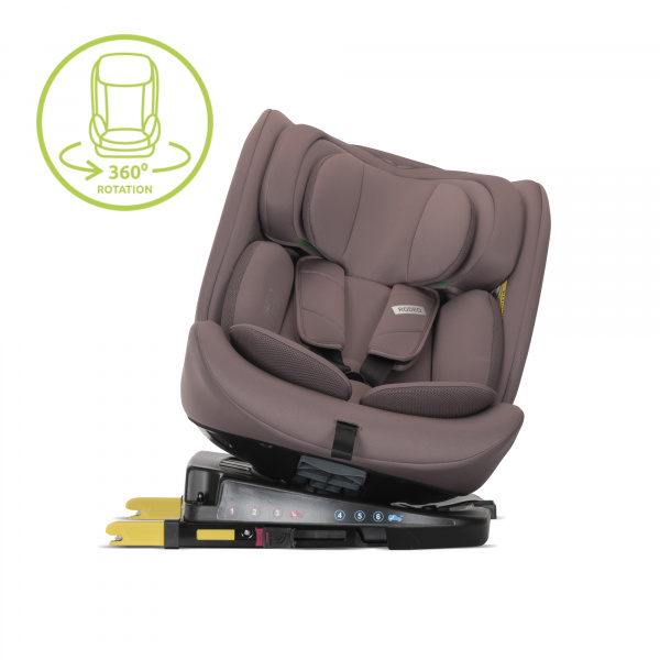 Siège auto rodéo 40-150cm isofix rose Lorelli