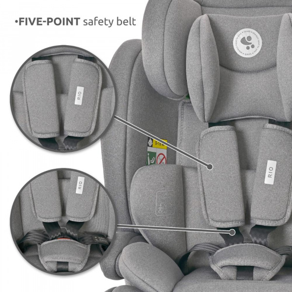 Siège auto rio 76-150 cm isofix vert Lorelli