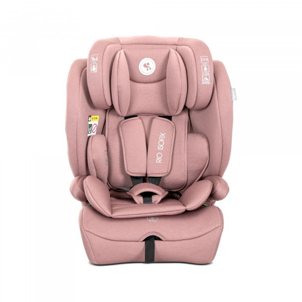 Siège auto rio 76-150 cm isofix rose Lorelli