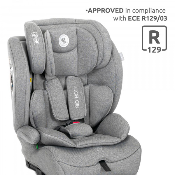 Siège auto rio 76-150 cm isofix rose Lorelli