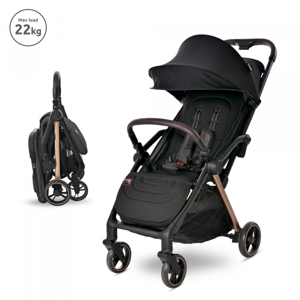 Poussette pliante loret noir Lorelli