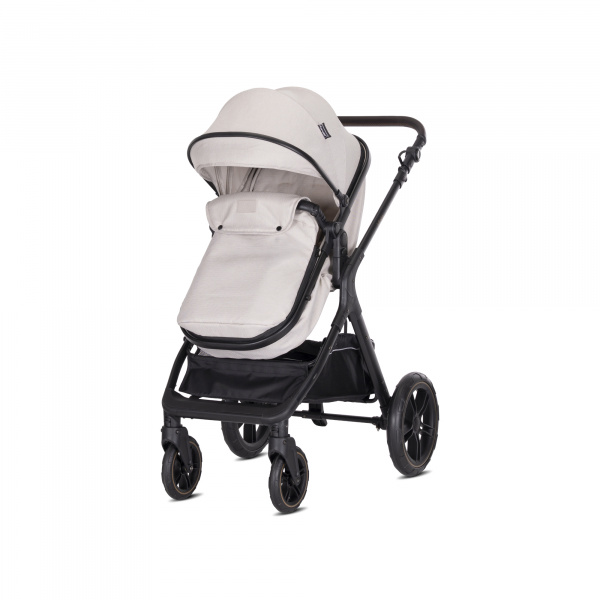 Poussette duo viola beige nacelle + adaptateur siège-auto Lorelli