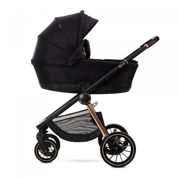 Poussette duo bianca noire Lorelli