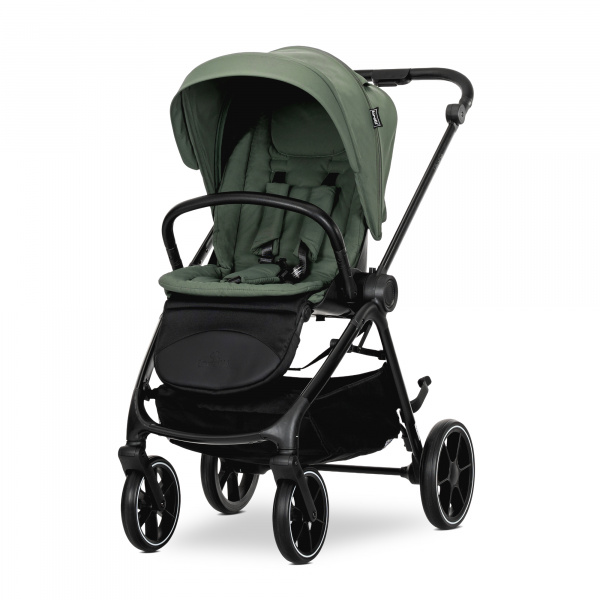 Poussette duo venice + nacelle noir Lorelli