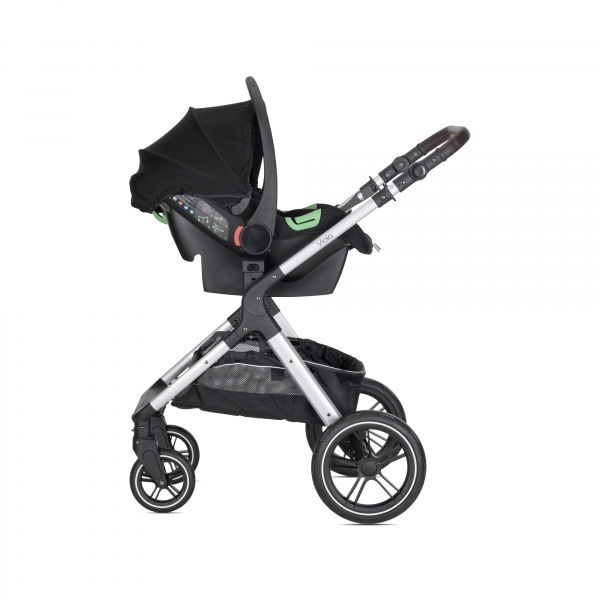 Poussette trio viola gris avec siège auto spirit Lorelli