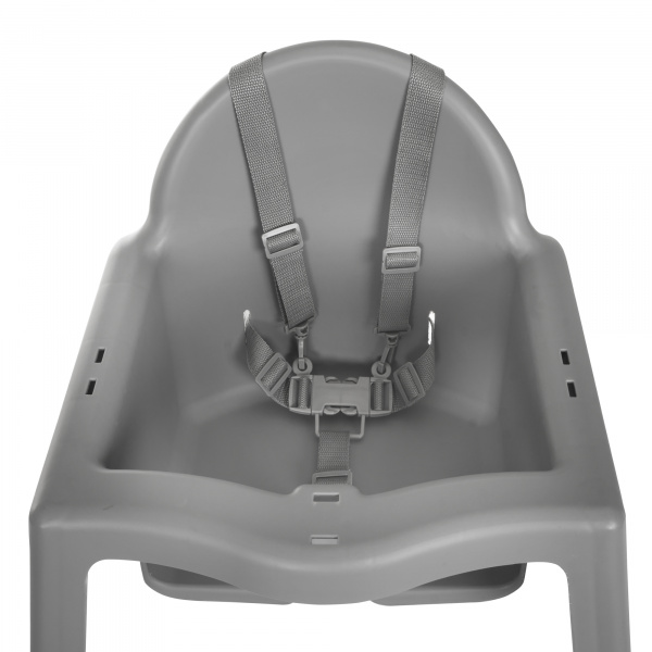 Chaise haute plateau amovible pesto blanc Lorelli