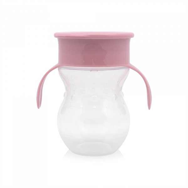 Tasse d'apprentissage 270 ml rose Lorelli