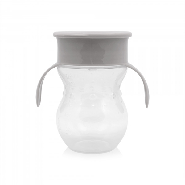 Tasse d'apprentissage 270 ml gris Lorelli