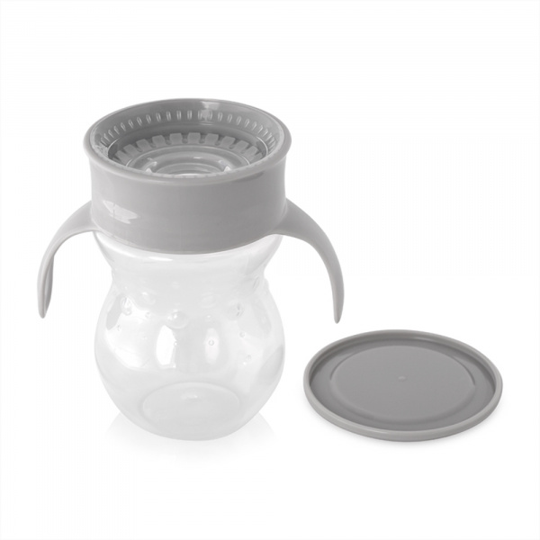 Tasse d'apprentissage 270 ml gris Lorelli