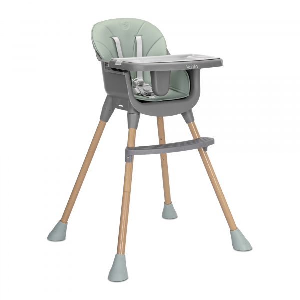 Chaise haute 3 en 1 vanilla gris Lorelli