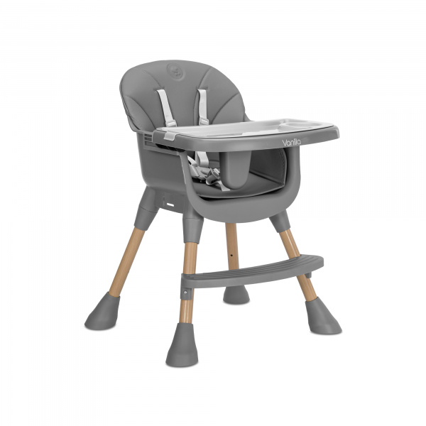 Chaise haute 3 en 1 vanilla gris Lorelli