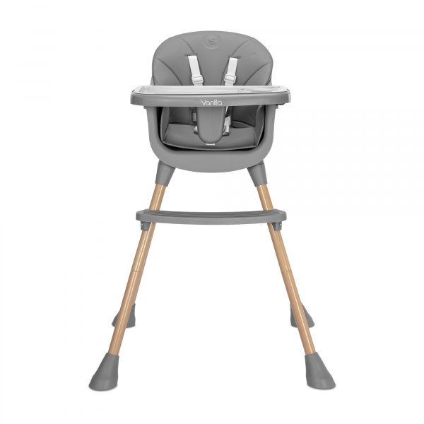 Chaise haute 3 en 1 vanilla gris Lorelli