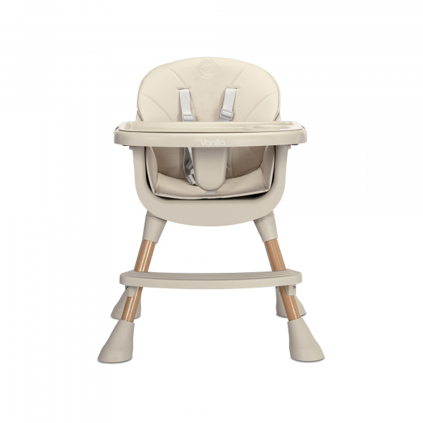 Chaise haute 3 en 1 vanilla gris Lorelli