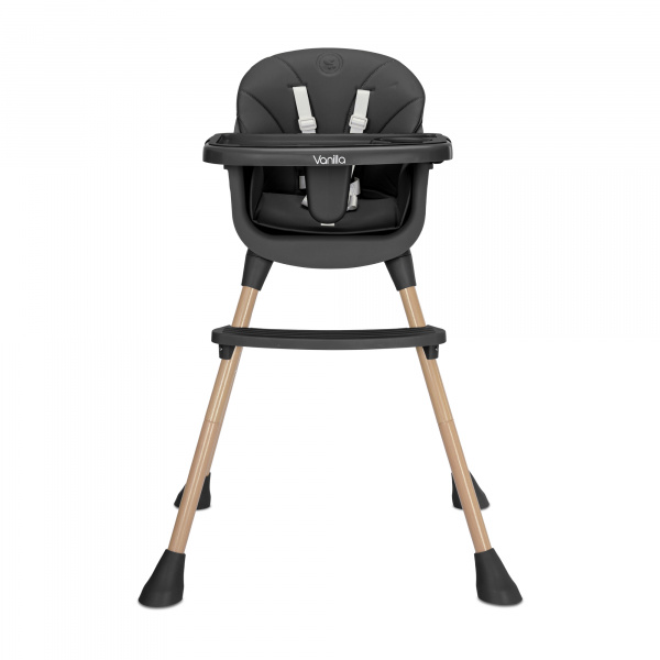 Chaise haute 3 en 1 vanilla noir Lorelli