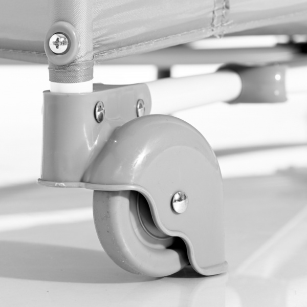 Lit parapluie torino 2 hauteurs + accessoires gris Lorelli