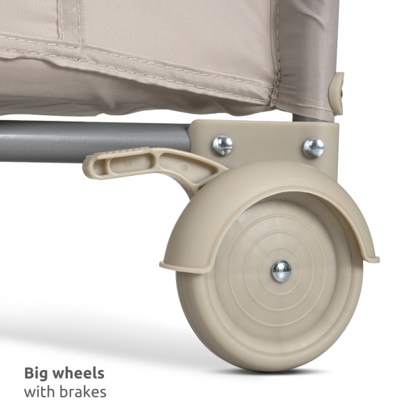 Lit parapluie carina 2 hauteur vert Lorelli