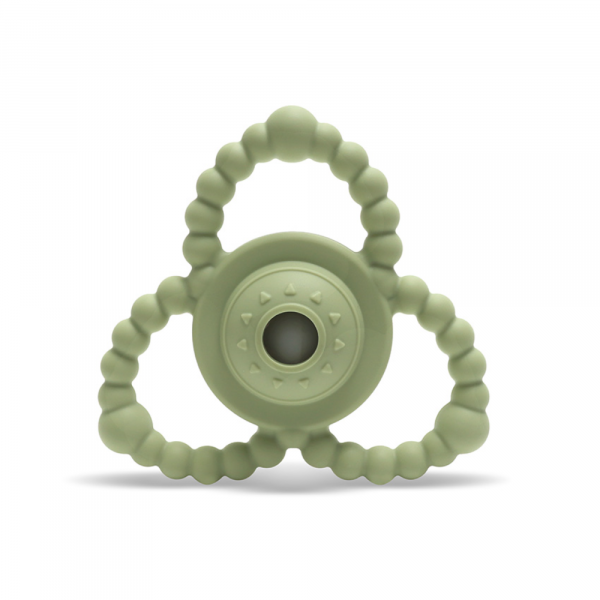 Hochet de dentition vert Lorelli