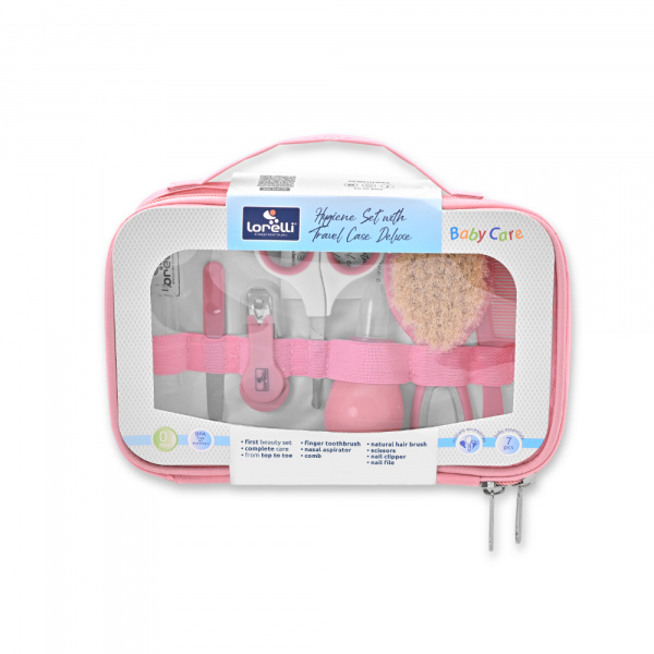 Trousse de soin deluxe rose Lorelli