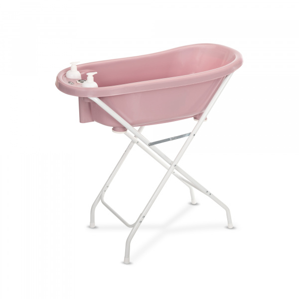 Baignoire + transat + trépied 88 cm rose Lorelli