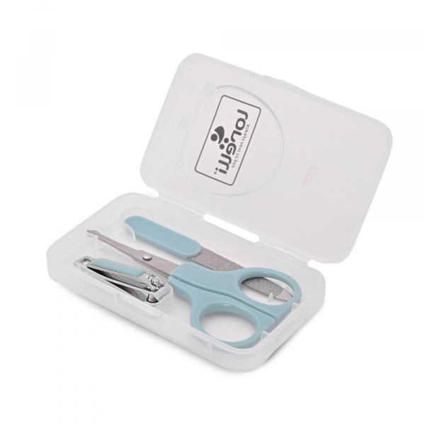 Set manucure avec boite bleu Lorelli