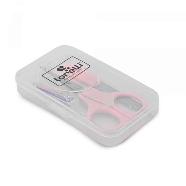 Set manucure avec boite rose Lorelli