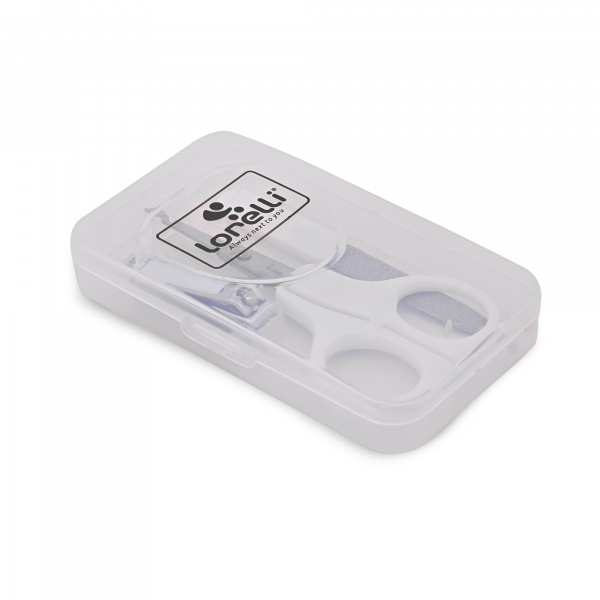 Set manucure avec boite bleu Lorelli