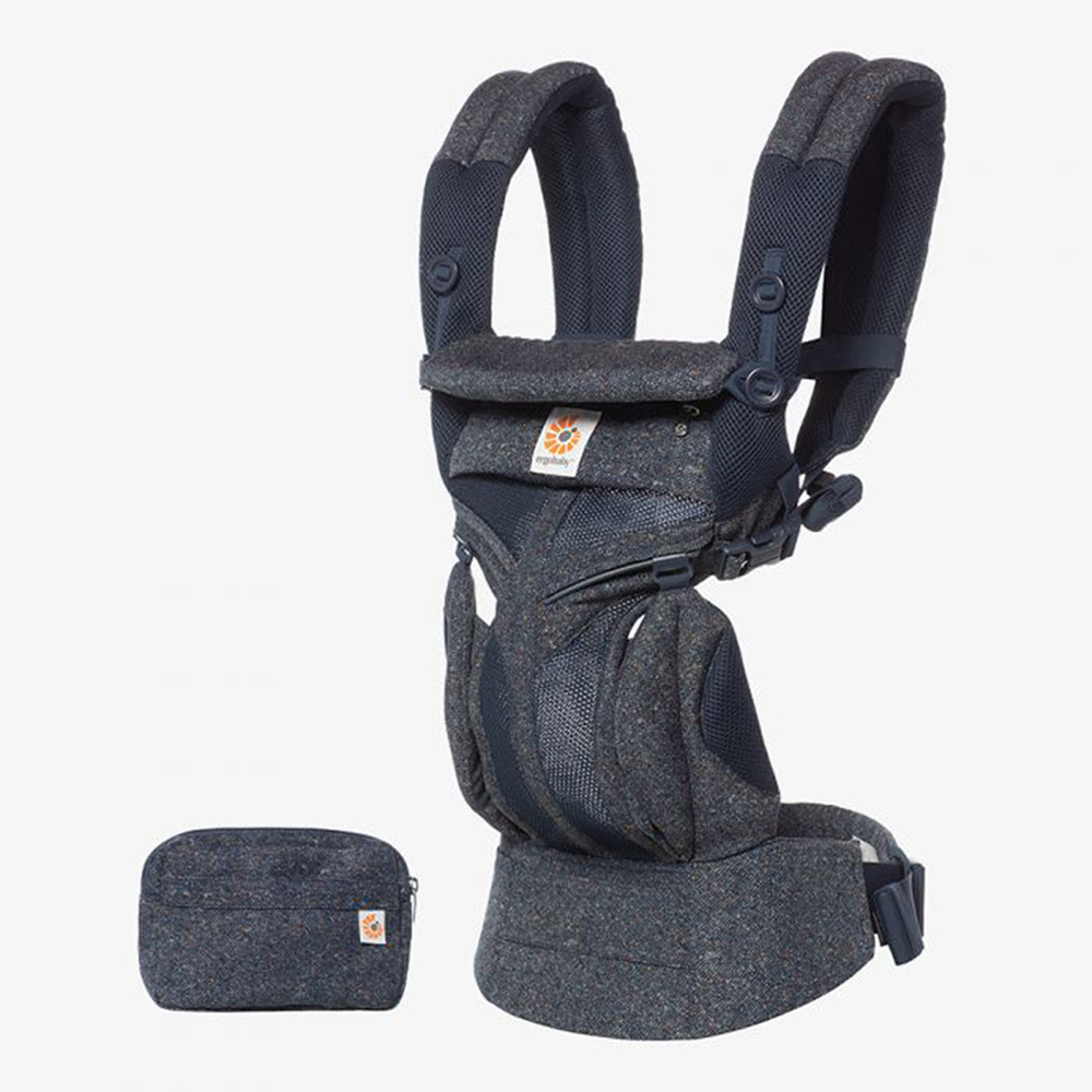 Porte Bébé Omni 360 Porte-bébé physiologique omni 360 mesh bleu tweed de Ergobaby sur allobébé