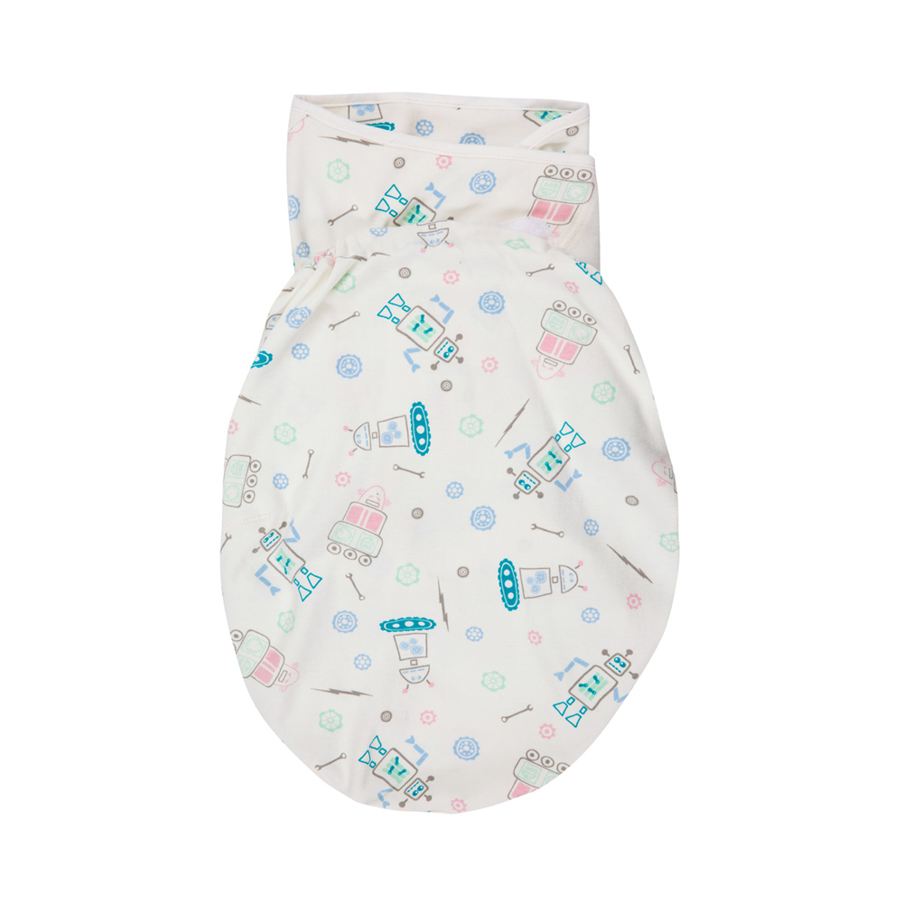 Couverture bébé d'emmaillotage robots de Ergobaby sur allobébé