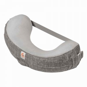 Coussin d'allaitement gris avec sangle Ergobaby