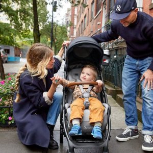 Poussette compacte metro+ deluxe gris bleu Ergobaby