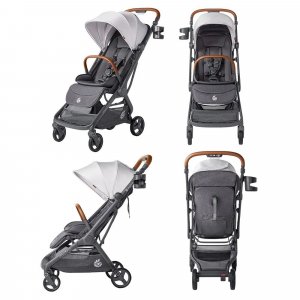 Poussette metro 3 deluxe pearl grey Ergobaby