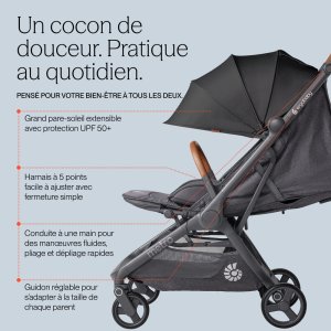 Poussette metro 3 deluxe willow green Ergobaby