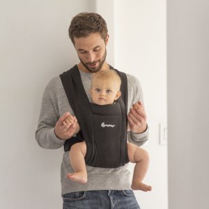 Porte-bébé embrace noir intense Ergobaby