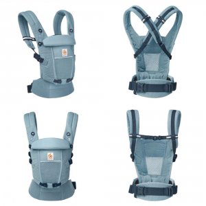 Porte-bébé adapt mesh softflex - bleu ardoise Ergobaby