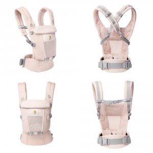 Porte-bébé adapt mesh softflex - rose quartz Ergobaby