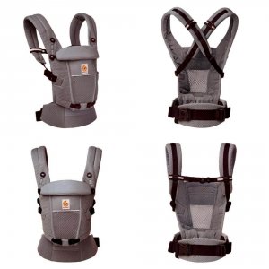 Porte-bébé adapt mesh softflex - gris anthracite Ergobaby
