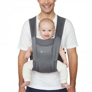 Porte bébé embrace soft air mesh - noir délavé Ergobaby
