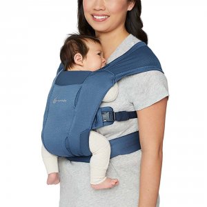 Porte bébé embrace soft air mesh - bleu Ergobaby