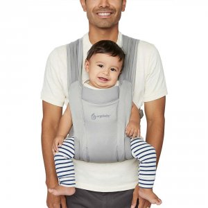 Porte bébé embrace soft air mesh - gris clair Ergobaby