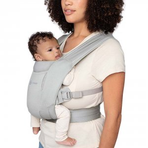 Porte bébé embrace soft air mesh - gris clair Ergobaby