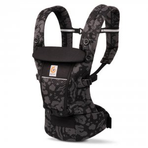 Porte-bébé adapt mesh softflex - fleurs noires Ergobaby