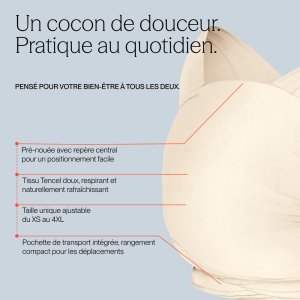 Echarpe aura tissu tricoté Ergobaby