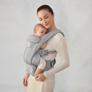 Porte bébé omni deluxe pearl grey mesh Ergobaby