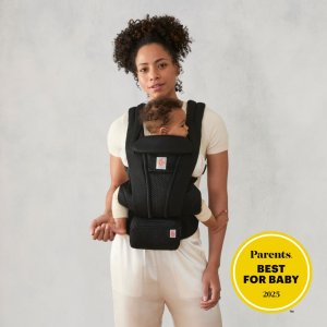 Porte bébé omni deluxe onyx black mesh Ergobaby