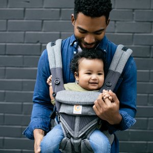 Porte-bébé omni 360 cool air mesh - gris chiné Ergobaby