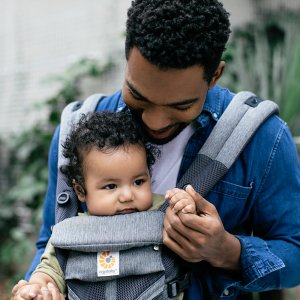 Porte-bébé omni 360 cool air mesh - gris chiné Ergobaby