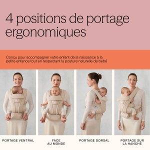 Porte bébé omni deluxe natural beige Ergobaby